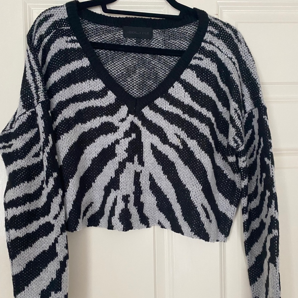 PacSun zebra sweater